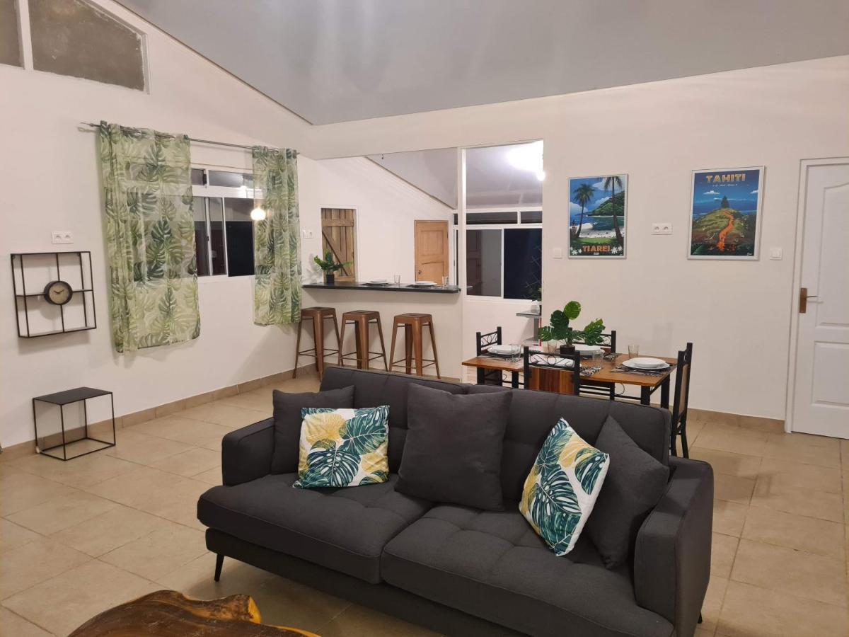 Taharu'U Guest House By The Beach Papara ภายนอก รูปภาพ
